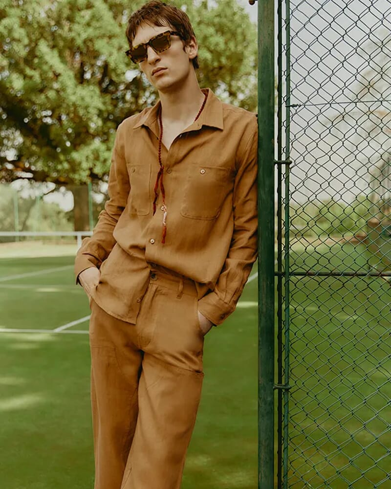 Dettagli e texture Amaranto Uomo