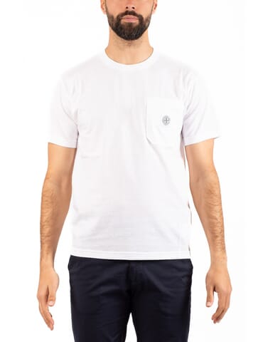 T-Shirt Uomo Stone Island | 801521957 white | Calabromoda