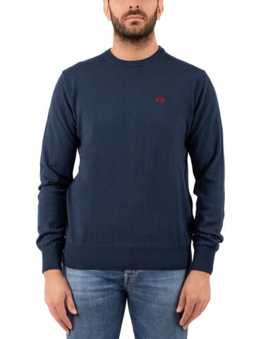 Pullover Herren La Martina | zms002yw091 navy | Calabromoda