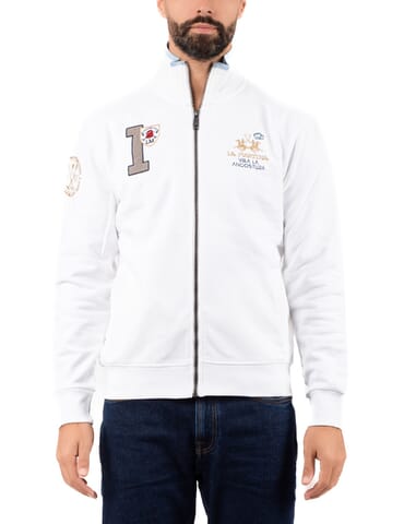 Pullover Herren La Martina | zmf316fp575 off white | Calabromoda