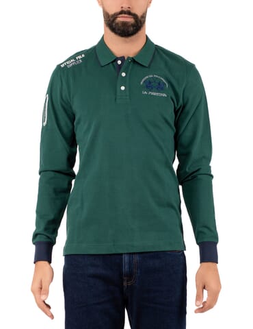 Polo Herren La Martina | zmp300js005 pine grove | Calabromoda