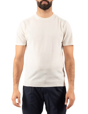 T-Shirt Herren Daniele Fiesoli | df0307 panna | Calabromoda