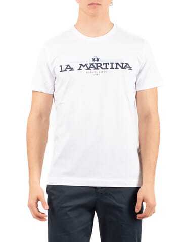 T-Shirt Herren La Martina - mar304js206 T-Shirt Herren La Martina - mar304js206