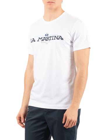 T-Shirt Herren La Martina - mar304js206 T-Shirt Herren La Martina - mar304js206