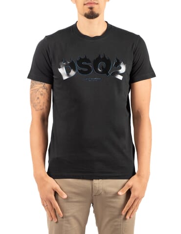T-Shirt Herren Dsquared | s71gd1522s21600 black | Calabromoda