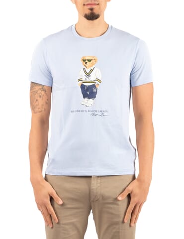 T-Shirt Herren Ralph Lauren | 710973137 blue | Calabromoda