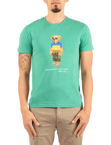 T-Shirt Herren Ralph Lauren | 710973138 green | Calabromoda