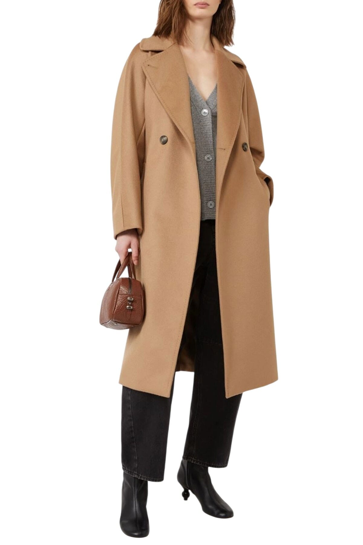 Coat Woman Resina Weekend | resina2525016102 cammello | Calabromoda