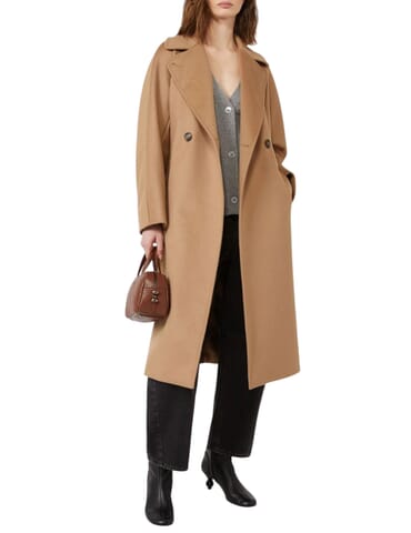 Damenmantel Resina Weekend | resina2525016102 cammello | Calabromoda