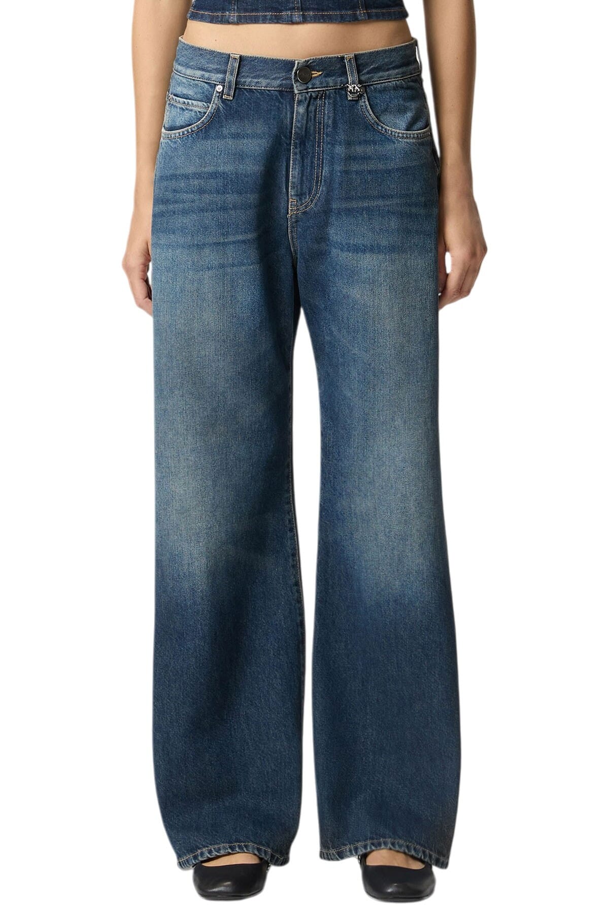 Jeans Damen Pinko | wanda lavaggio vintagemedi | Calabromoda