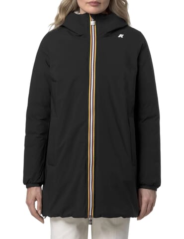 Blouson Damen K - Way | k8134dwsophie black pure beige | Calabromoda