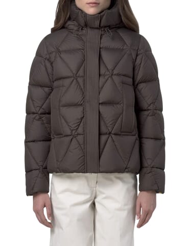 Blouson Damen K - Way | k7136kwlethille black olive combo | Calabromoda