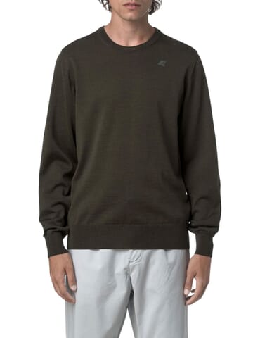 Herren Pullover K - Way | k2142ewsebastien green blackish | Calabromoda