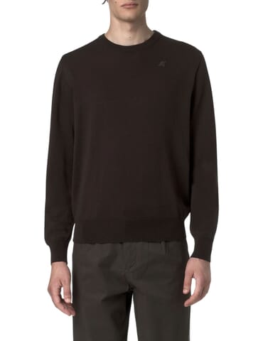 Herren Pullover K - Way | k2142ewsebastien black coffee | Calabromoda