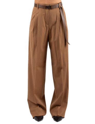 Pants Woman Max Mara Studio | bergamo2526136061 nocciola | Calabromoda