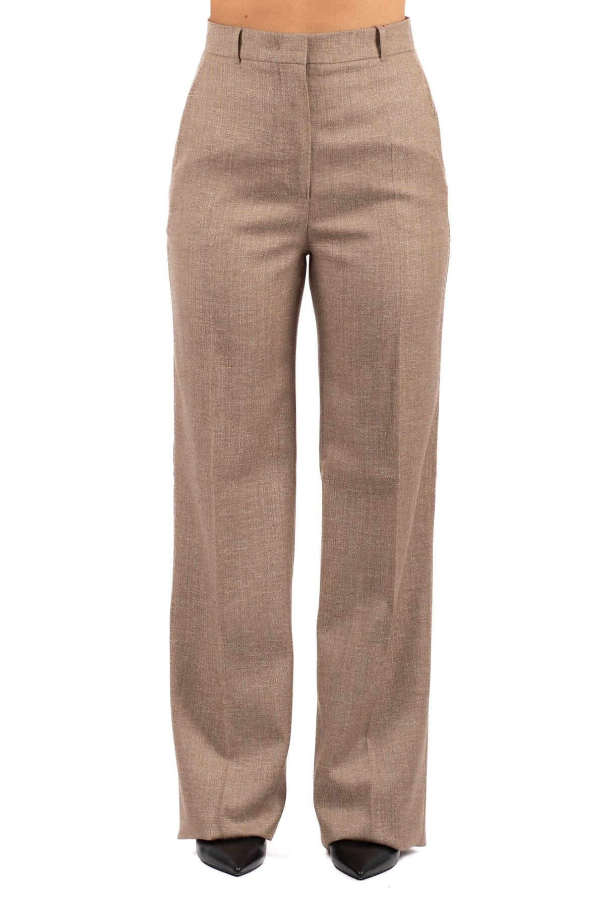 Pants Woman Max Mara Studio | eziana2526136041 nocciola | Calabromoda