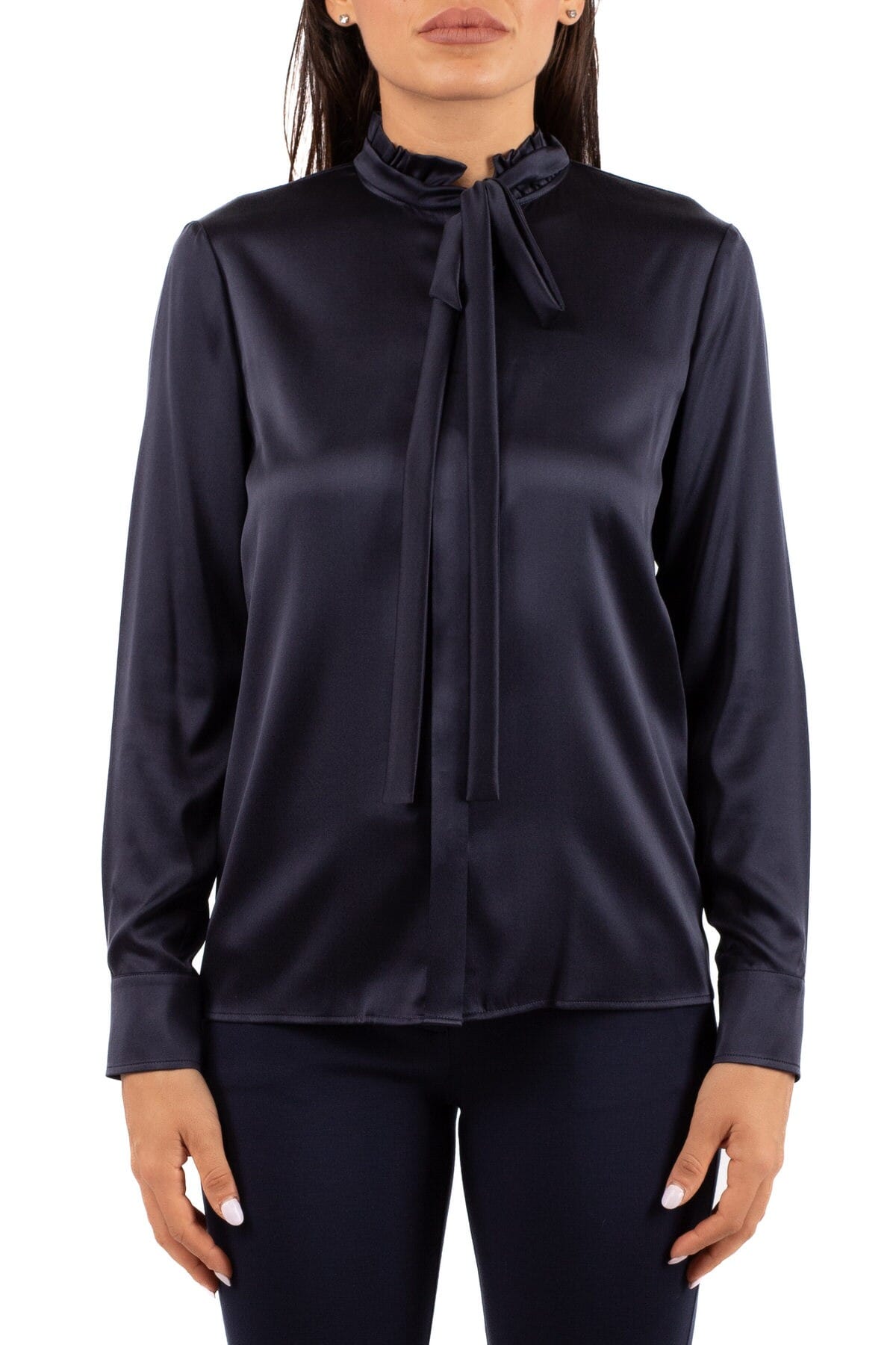 Women's Shirt Max Mara Studio | gilles2526116022 blu marino | Calabromoda