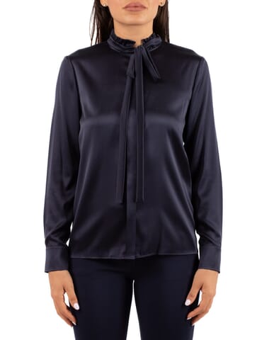 Women's Shirt Max Mara Studio | gilles2526116022 blu marino | Calabromoda