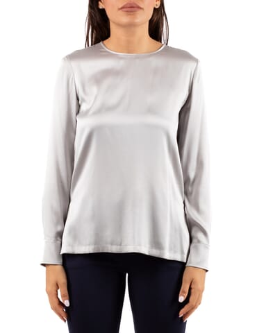 Women's Shirt Max Mara Studio | lodi2526116032 grigio perla | Calabromoda