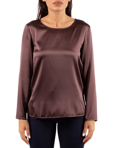 Women's Shirt Max Mara Studio | moldava2526196018 bordeaux | Calabromoda