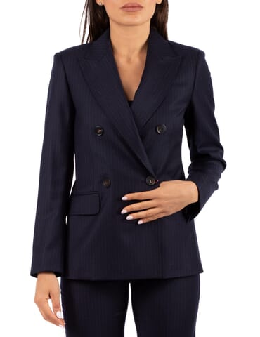 Blazer Damen Max Mara Studio | pucci2526046042 blu | Calabromoda