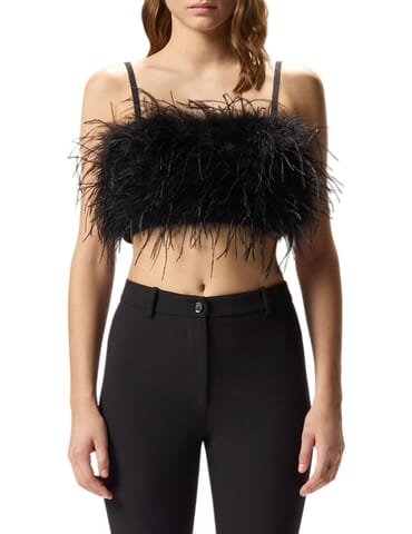 Top Damen Pinko | salagiochi nero limousine | Calabromoda