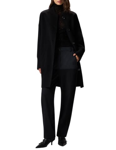 Damenmantel Pinko | certosa nero limousine | Calabromoda