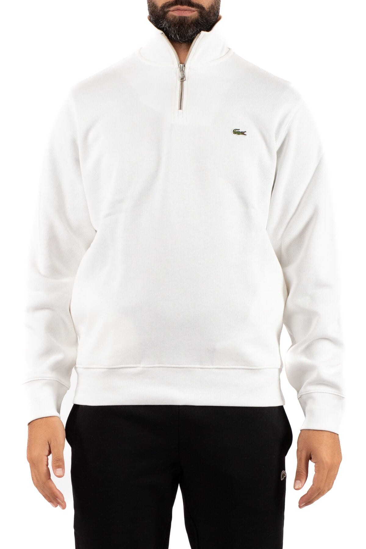 Sweater Man Lacoste | sh1927 neutro | Calabromoda