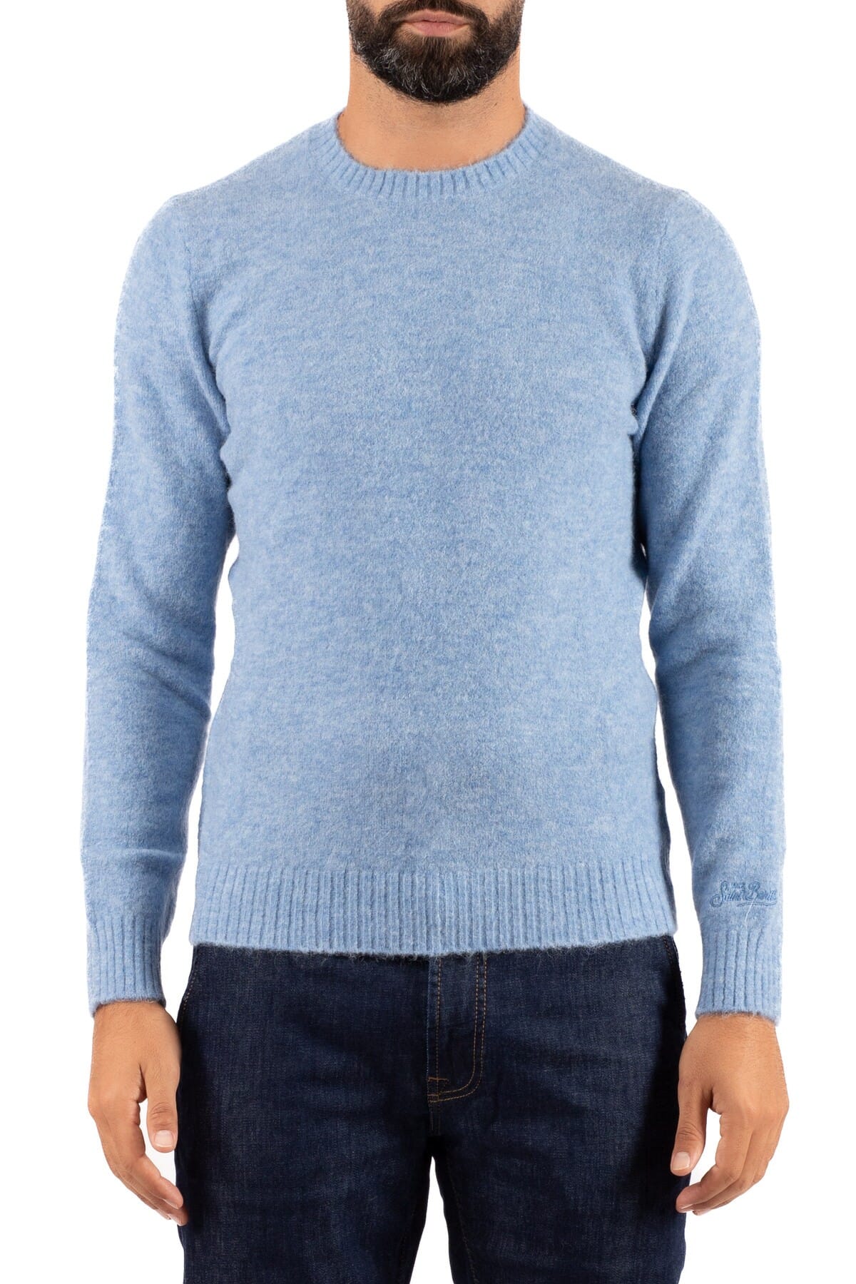 Herren Pullover Saint Barth | regent alp00023i light blue | Calabromoda