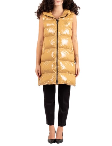 Gilet Damen Pinko | graffetta caramello chiaro | Calabromoda