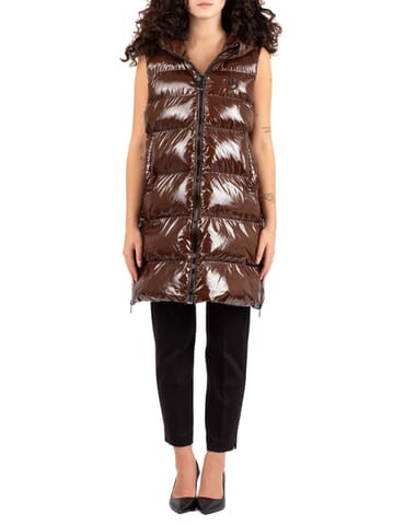 Gilet Damen Pinko | graffetta marrone | Calabromoda