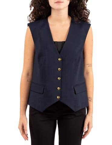 Gilet Damen Pinko | ketchup blu | Calabromoda