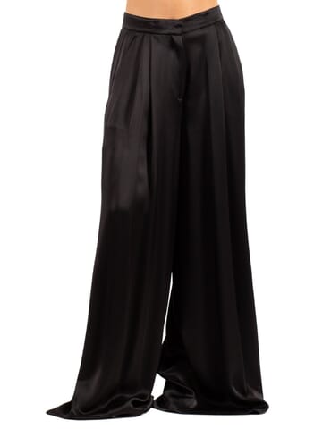 Pants Woman Pinko | tetrix nero limousine | Calabromoda
