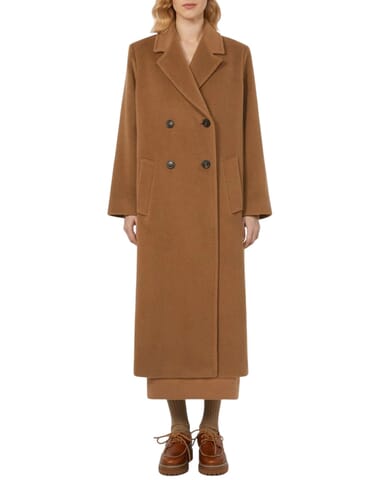 Damenmantel Weekend | zufolo2525016092 cammello | Calabromoda