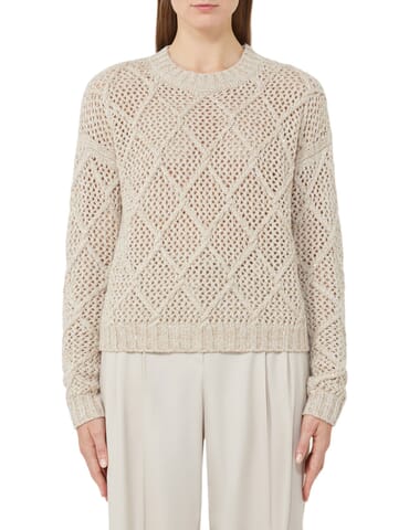 Sweater Woman Max Mara Studio | ellade2526366052 beige | Calabromoda