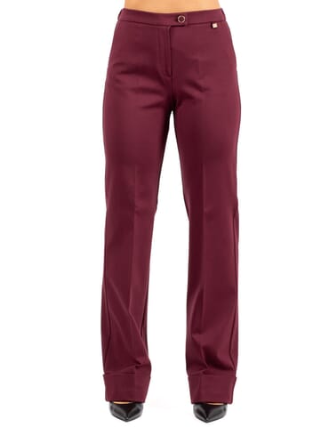 Pants Woman Luckylu | pa63pm plum | Calabromoda