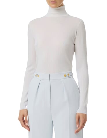Pullover Damen Elisabetta Franchi | mk23s56e2 avorio | Calabromoda