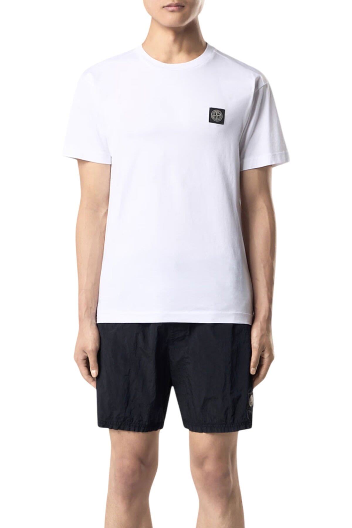T-Shirt Man Stone Island | s152100027s0013 white | Calabromoda