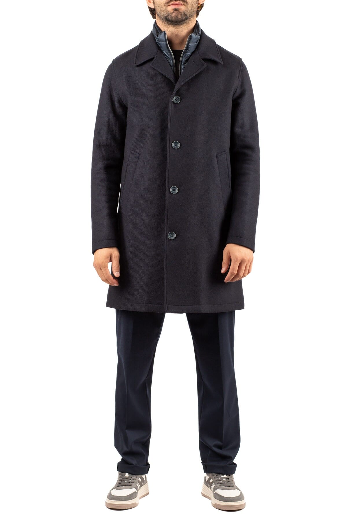 Coat Man Herno | ca000215u33432r blu scuro | Calabromoda