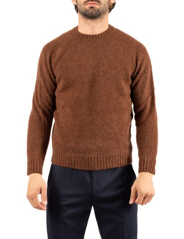 Herren Pullover Filippo De Laurentis | gc3mlmwa5r cognac | Calabromoda