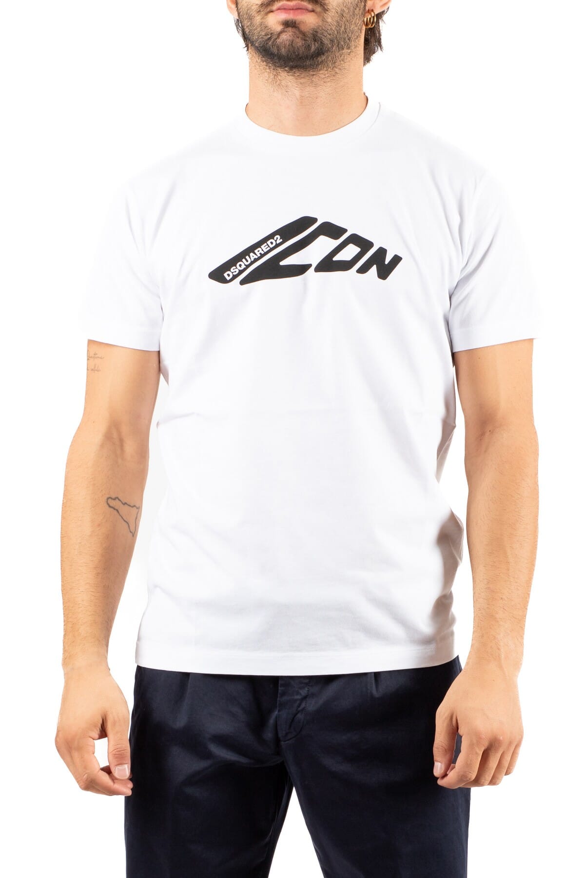 T-Shirt Uomo Dsquared | s79gc0116d20020 white | Calabromoda
