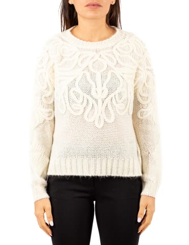 Damen Pullover Dondup | dt391m00973d002 panna | Calabromoda