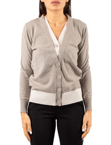Damen Pullover Alpha | ad-4302e greige | Calabromoda