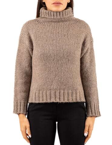 Damen Pullover Alpha | ad-4540h greige | Calabromoda