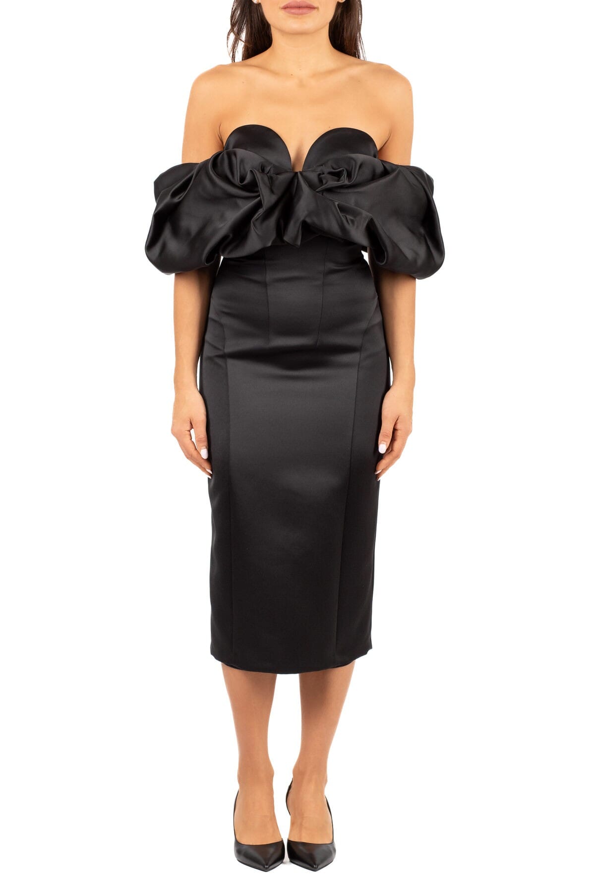 Damenkleid Elisabetta Franchi | ab71456e2 nero | Calabromoda