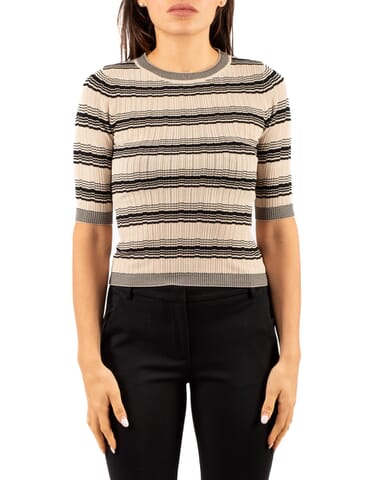 T-Shirt Damen Weekend | leda2525366011 rigato/tortora | Calabromoda
