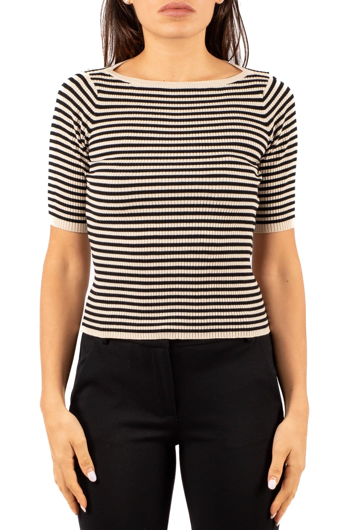 Maglia Donna Weekend | waser2525366051 rigato/tortora | Calabromoda