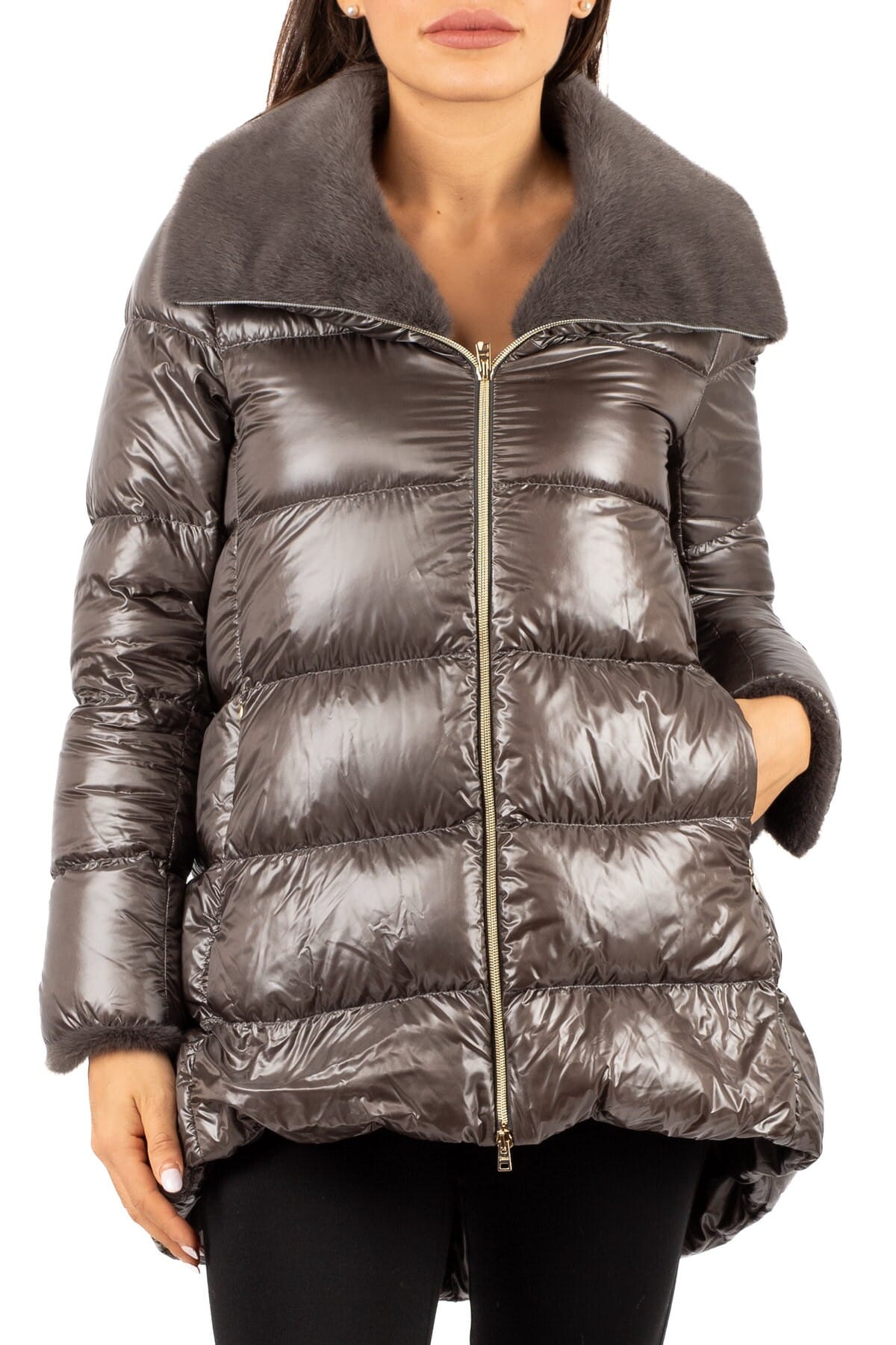 Blouson Damen Herno | pi002140d12017z antracite | Calabromoda