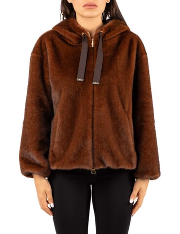 Bomber Damen Herno | gi000318d12739 marrone scuro | Calabromoda