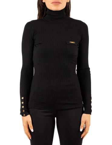 Damen Pullover Elisabetta Franchi | mk11b56e2 nero | Calabromoda